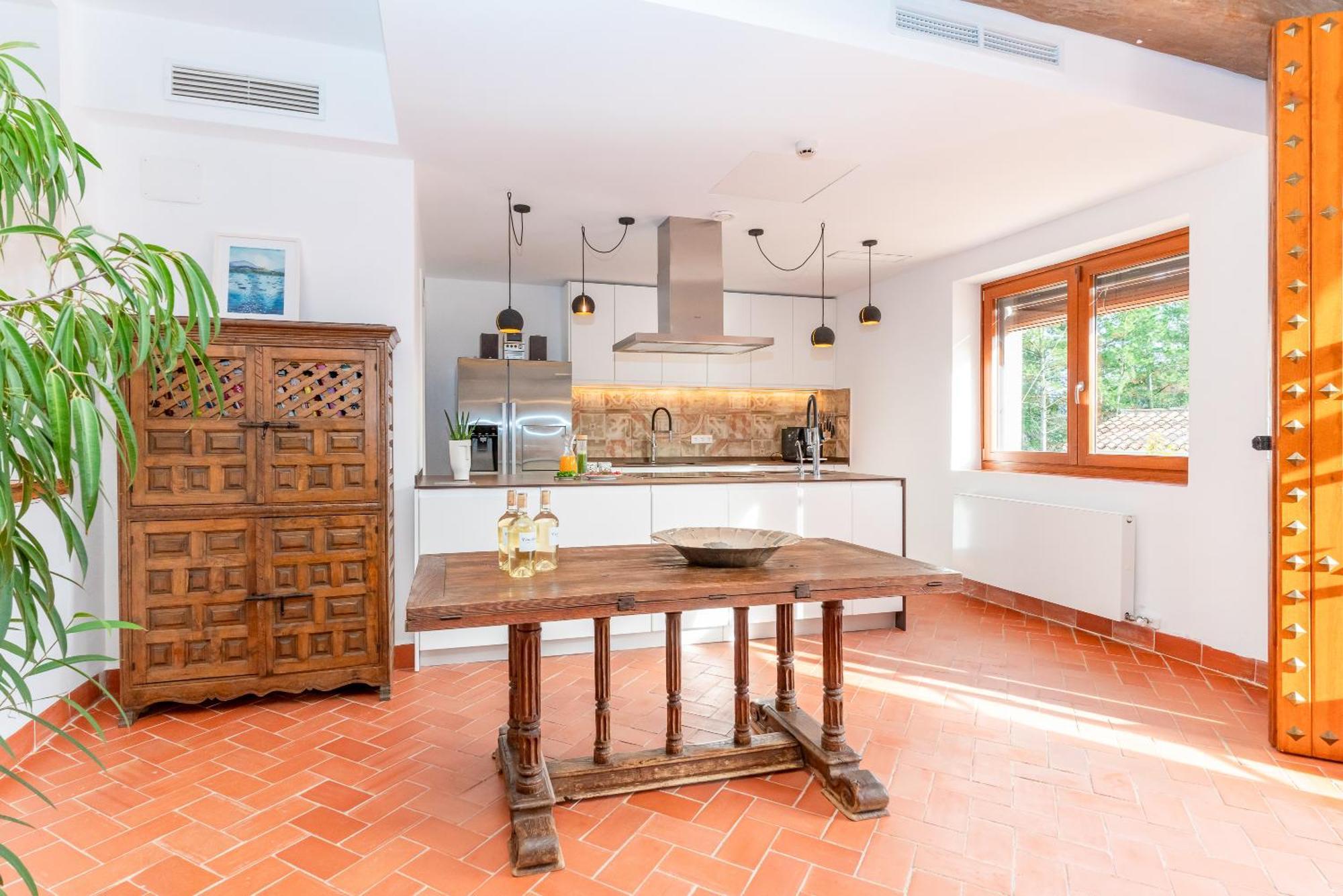 La Terraza - Grosszuegiges Appartment In Katalanischer Masia Sant Iscle De Vallalta Zewnętrze zdjęcie