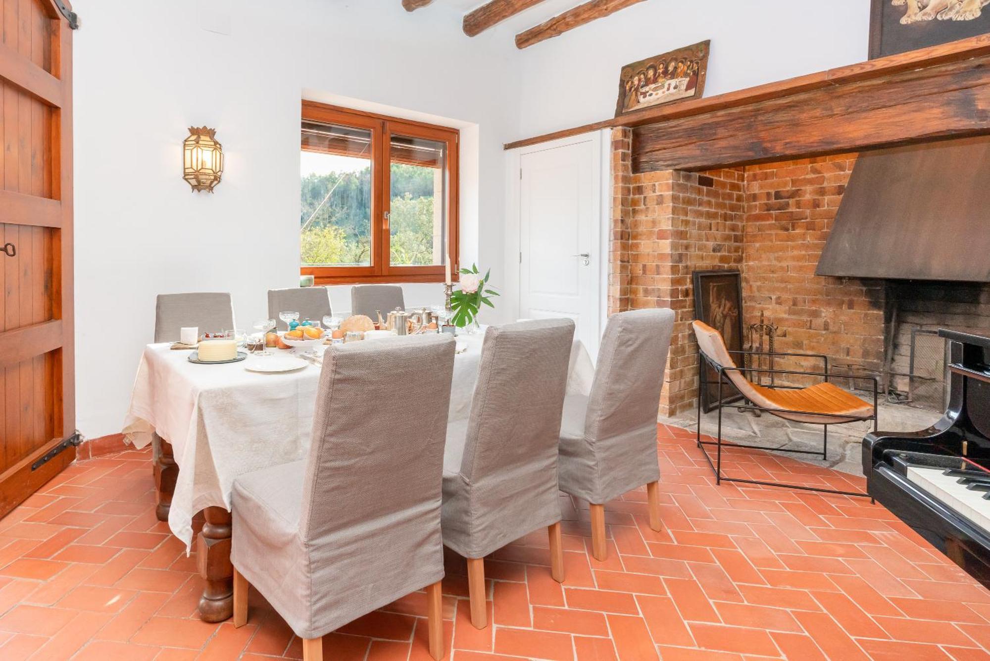 La Terraza - Grosszuegiges Appartment In Katalanischer Masia Sant Iscle De Vallalta Zewnętrze zdjęcie