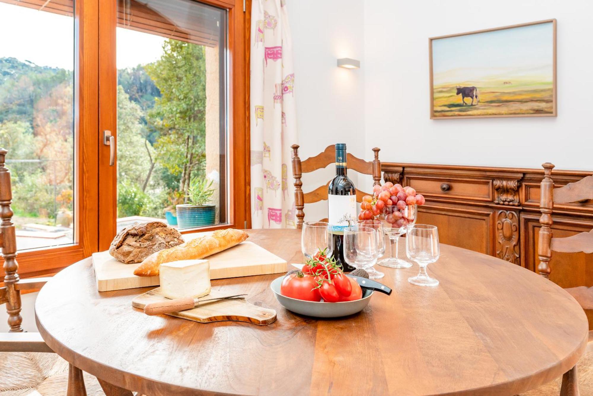 La Terraza - Grosszuegiges Appartment In Katalanischer Masia Sant Iscle De Vallalta Zewnętrze zdjęcie